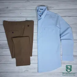 پیراهن نخ پنبه آستین بلند سپنتا101575