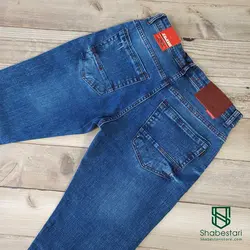 شلوار جین آبی راسته کد 10218