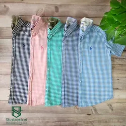 پیراهن نخ پنبه آستین کوتاه آوید کد 101709