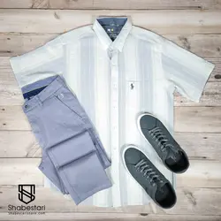 پیراهن کنفی آستین کوتاه تگزاس