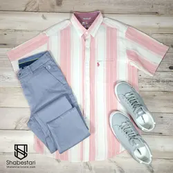 پیراهن کنفی آستین کوتاه تگزاس