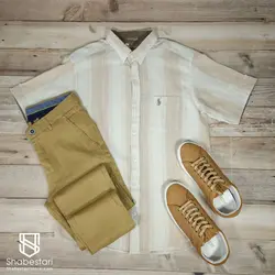 پیراهن کنفی آستین کوتاه تگزاس