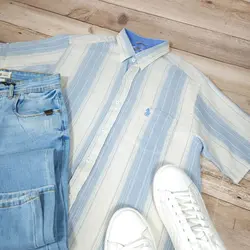 پیراهن کنفی آستین کوتاه تگزاس