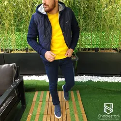 سویشرت شمعی کلاه دار کد 126803