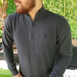 بلوز سلانیک زیپ دار پولو کد 120806