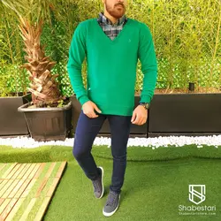 بلوز سلانیک یقه پیراهنی کد 120415