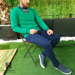 بلوز سلانیک یقه پیراهنی کد 120415