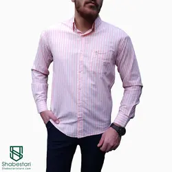 پیراهن راه راه آستین بلند هیراد کد 101743