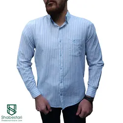 پیراهن راه راه آستین بلند هیراد کد 101743