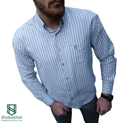 پیراهن راه راه آستین بلند هیراد کد 101743
