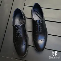 کفش چرم طبیعی زیار کد 110854