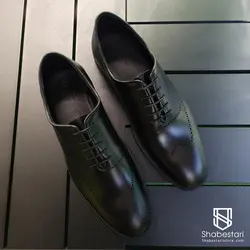 کفش چرم طبیعی زیار کد 110854