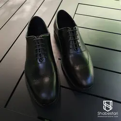 کفش چرم طبیعی زیار کد 110854