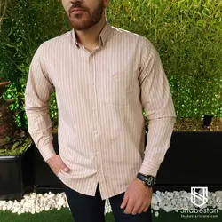 پیراهن راه راه آستین بلند میلان کد 101831