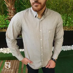 پیراهن راه راه آستین بلند میلان کد 101831