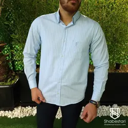 پیراهن راه راه آستین بلند میلان کد 101831