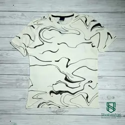 تیشرت نخ پنبه چریکی کد 104144