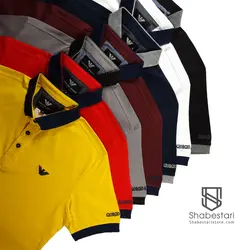 تیشرت یقه دار آرمانی کد 105130