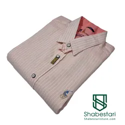 پیراهن نخ پنبه طرح راه راه  آستین بلند 90014