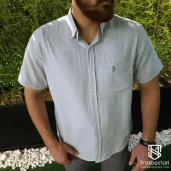 پیراهن نخ پنبه آستین بلند سامیار کد 101882