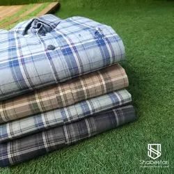 پیراهن نخ پنبه آستین بلند یونا کد 101888