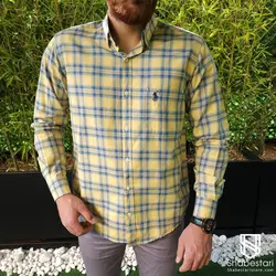 پیراهن نخ پنبه آستین بلند یونا کد 101888