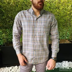 پیراهن نخ پنبه آستین بلند یونا کد 101888