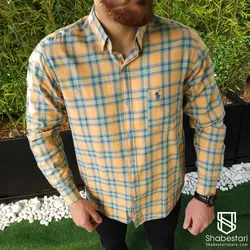 پیراهن نخ پنبه آستین بلند یونا کد 101888