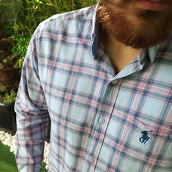 پیراهن نخ پنبه آستین بلند یونا کد 101888