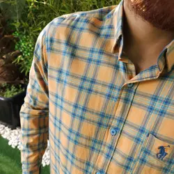 پیراهن نخ پنبه آستین بلند یونا کد 101888