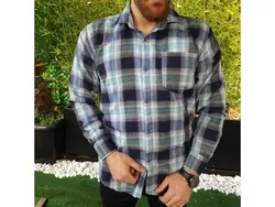 پیراهن آستین بلند آدرین سبز کد 101860