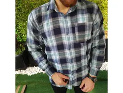 پیراهن آستین بلند آدرین سبز کد 101860