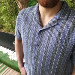 پیراهن بیسکوییتی آستین کوتاه کنت کد 101918