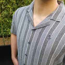 پیراهن بیسکوییتی آستین کوتاه کنت کد 101918