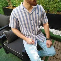 پیراهن بیسکوییتی آستین کوتاه کنت کد 101918