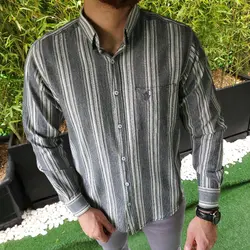 پیراهن کنفی آستین بلند هرمان کد 101923