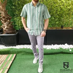 پیراهن کنفی آستین کوتاه هرمان کد 101923