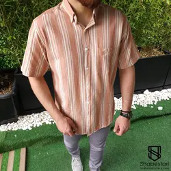 پیراهن کنفی آستین کوتاه هرمان کد 101923