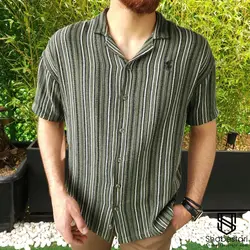 پیراهن کنفی آستین کوتاه ریموند کد 101917