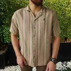 پیراهن کنفی آستین کوتاه ریموند کد 101917