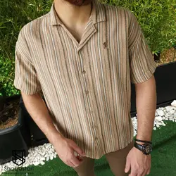 پیراهن کنفی آستین کوتاه ریموند کد 101917