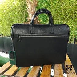 کیف چرم طبیعی اداری ایوان مشکی کد 109995