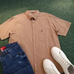 پیراهن آستین کوتاه لینن کد 101684