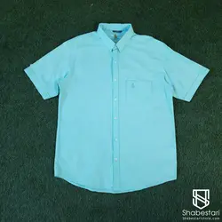 پیراهن آستین کوتاه لینن کد 101684