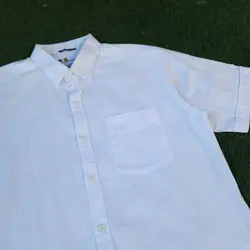 پیراهن آستین کوتاه لینن کد 101684