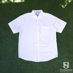 پیراهن آستین کوتاه لینن کد 101684