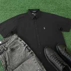 پیراهن آستین کوتاه لینن کد 101684