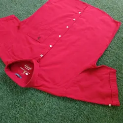 پیراهن آستین کوتاه لینن کد 101684