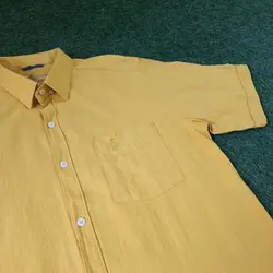 پیراهن آستین کوتاه لینن کد 101684