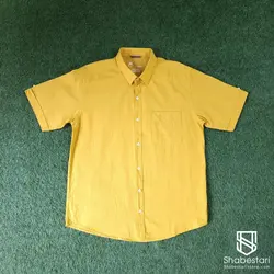 پیراهن آستین کوتاه لینن کد 101684